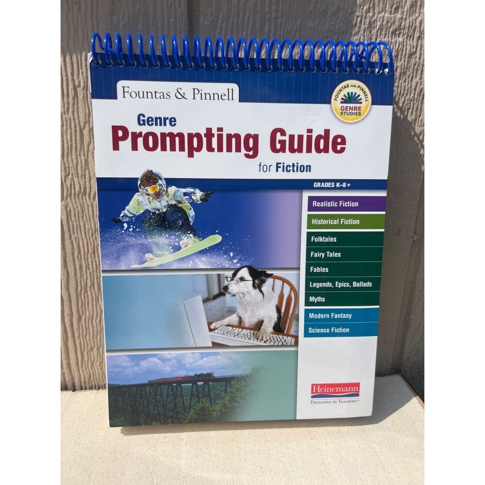 Genre Prompting Guide for Fiction K-8 by Irene Fountas (English) Spiral Book